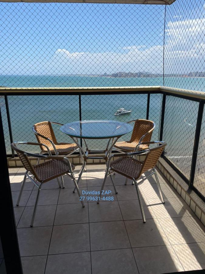 Apt Canto Nobre, Frente Total Para O Mar, 4 Quartos, Vaga De Garagem E Wi Fi Guarapari Exterior photo